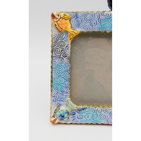 Blue Sky Clayworks Black Bear Picture Frame 2003 Heather Goldminc 4x6 Picture - Picture 4 of 11